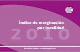 Índice de marginación por localidad - gob.mx · Secretaria del Trabajo y Previsión Social LIC. ... MAX ALBERTO DIENER SALA Subsecretario de Asuntos Jurídicos y ... localidades