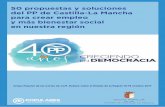 50 propuestas y soluciones del PP de Castilla-La … · Bajada del Impuesto de Transmisiones Patrimoniales en dos puntos, es decir, del 9% actual al 7% para acercarlo a la tributación