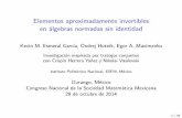 Elementos aproximadamente invertibles en álgebras …esfm.egormaximenko.com/presentations/Maximenko_presentation_201… · Elementos aproximadamente invertibles en ´algebras normadas