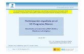 Participación española en el - eshorizonte2020.cdti.eseshorizonte2020.cdti.es/recursos/doc/Programas/Cooperacion... · Resultados provisionales del VII PM por ... 104,0 131,6 115,9