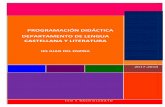 PROGRAMACIÓN DE LENGUA Y LIT17-18iesjuandelenzina.centros.educa.jcyl.es/sitio/upload/PROGRAMACION... · Contribución desde el área de Lengua castellana y Literatura al desarrollo
