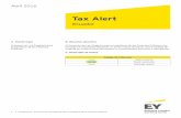 Tax Alert - Comparativo - Proyecto de Ley para el ... · El Proyecto de Ley Orgánica para el equilibrio de las Finanzas Públicas, fue enviado a la Asamblea Nacional, el 30 de marzo