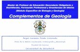 Master de Profesor de Educación Secundaria …mudarra.cpd.uva.es/goya/Intranet/pages/programas/Complementos/20… · prehistóricos ya se interesaban por los fósiles, como lo demuestra