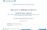 PLAN OPERATIVO ANUAL 2016-2018 - …infopublica.mineduc.gob.gt/mineduc/images/7/78/... · PLAN OPERATIVO ANUAL 2017 En la línea de la Guía Conceptual de Planificación y Presupuesto