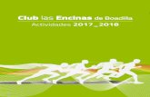 Club las Encinas · Plazos para reservar ... nadadores en las competiciones, serán repercutidos a cada uno de los participantes. s s Edad: os ... hatha yoga 1h/semana