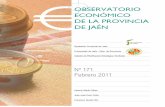 dipujaen.esdipujaen.es/export/observatorio_economico/Numero171.pdf · Observatorio €conómico de la provincia de Jaén febrero de 2011 1 ÍNDICE GENERAL Página Presentación 5