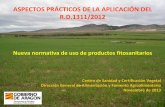 Nueva normativa de uso de productos fitosanitarios - … · VI Programa de Acción en materia de Medio Ambiente Estrategia específica para los PRODUCTOS FITOSANITARIOS NUEVO MARCO