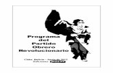 Programa del POR - masas.nu programa del por/programa del por.pdf · inmisericordes imperialistas de la mayor parte del globo terrestre. ... (los productores japoneses de hilados