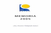 MEMORIA 2005 - cgtch.gob.pe · terminales de atención y de registro y se convirtió en el primer centro de atención del SATCH. Este abrió sus puertas al contribuyente de Chiclayo