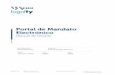 Portal de Mandato Electrónico - internal.logalty.cominternal.logalty.com/SEPA_MANUAL_PDF/MANUAL_USUARIO_PORTAL… · Mandato electrónico” se mostrará la pantalla de login de