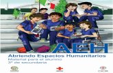 Abriendo Espacios Humanitarios - International … · 2016-10-20 · Se agradece al Programa de diseño gráico de la Universidad Autónoma de Ciudad Juárez y al alumno Iván Alejandro