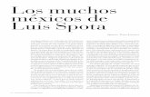 Los muchos méxicos de Luis Spota - Revista de la ... · de Gustavo Sáinz, trabajé en la Dirección de Literatu- ra del INBA , se me ocurrió proponerlo para que presen- tara su