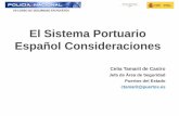 El Sistema Portuario Español Consideraciones - … 1 Consideraciones.pdf · 60% exportaciones 85% importaciones. VI CURSO DE SEGURIDAD EN PUERTOS Pasajeros 2,3 M internacional 8,2