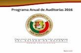 Programa Anual de Auditorías 2016 - asen.gob.mx · Consejos Escolares de Participación Social en Educación Secundaria. Gobierno del Estado de Nayarit Participación Social en el