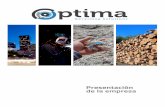 Presentación de la empresa - optima-rs.com · Optima Recycling Solutions (ORS) fabrica maquinaria para el reciclaje de residuos de plásticos, madera, papel, textiles, residuos industriales