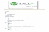 Archivo - TopoCal 2018 · Rótula los valores de los puntos siempre a una altura dada en las propiedades Atributos puntos On/Off Activa o desactiva el texto de los distintos valores