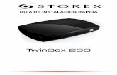 TwinBox 230 - STOREXsupport.storex.fr/data/produits/12/20110520PROD1022/twinbox_230... · USO DE UN DISPOSITIVO DE ALMACENA MIENTO ..... 16 CONFIGURACIÓN DE SU TWINBOX 230 ... 10