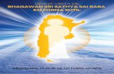 VISITA DIVINA DE - Ama a Todos · En el divino amanecer del 14 de octubre, los dorados rayos del sol llenaron los corazones de los anhelantes devotos que recibieron a Swami y a Su