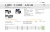 CSXR CSXRT CJSXR - sodeca.com · • Estructura en chapa de acero galvanizado, con aislamiento térmico y acústico (CJSXR) ... CSXRT CJSXR 450-2 IE3 1495 5,48 3,15 1,50 7490 71 102