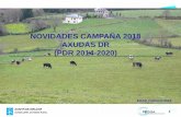 NOVIDADES CAMPAÑA 2018 AXUDAS DR (PDR …fogga.xunta.gal/sites/default/files/ficheiros/taboleiro/presentac... · NOVIDADES CAMPAÑA 2018 AXUDAS DR (PDR 2014-2020) EGAP. Febreiro-2018.