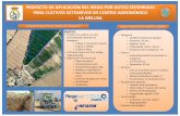 PROYECTO DE APLICACIÓN DEL RIEGO POR GOTEO ENTERRADO … · proyecto de aplicaciÓn del riego por goteo enterrado para cultivos extensivos en centro agronÓmico la melusa objetivo: