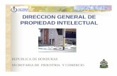 DIRECCION GENERAL DE PROPIEDAD INTELECTUAL - wipo.int€¦ · PROPIEDAD INTELECTUAL REPUBLICA DE HONDURAS SECRETARIA DE INDUSTRIA Y COMERCIO. LAS MIPYME COMO USUARIO Y/O TITULARES