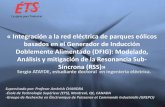 « Integración a la red eléctrica de parques eólicos ...2006-2012.conacyt.gob.mx/Becas/.../Red_Electrica_Parques_Eolicos.pdf · bobinado con resistencia variable ... *Acoplamiento