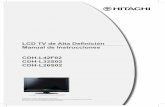 LCD TV de Alta Definición Manual de Instruccionesdiagramasde.com/diagramas/otros/CDH-L42S02 (MANUAL DE USUARI… · Al abrir el producto se podría exponer a tensiones peligrosas