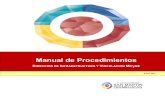 Manual de Procedimientos - San Martín Texmelucansanmartintexmelucan.gob.mx/transparencia/_leyes_/i_leyes/manuales... · Registro: /300115 Fecha de ... inversión de recursos tanto
