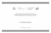 LITERATURA I · 2018-07-30 · secretarÍa de educaciÓn de veracruz . subsecretarÍa de educaciÓn media superior . direcciÓn general del telebachillerato. literatura i . programa