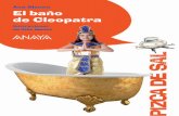 El baño de Cleopatra (primeras páginas) · jugar con su amiga Silvia a El Antifaz Azul, la tienda de disfraces del abuelo de Silvia. Se le hacía un nudo en el estómago... y es