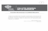 Consulta Nacional por la Calidad Educativa · la educación básica venezolana? • ¿Cómo debería ser la vinculación entre el ... Los ejes integradores son elementos que organizan,