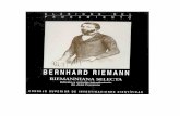 La multi-dimensional obra de Riemann - personal.us.espersonal.us.es/josef/Selecta.Intro.pdf · 2 Ecuaciones de Cauchy–Riemann, integral de Riemann, lema de Riemann–Lebesgue, superficies