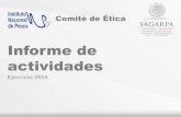 Informe de actividades - gob.mx€¦ · 13 Seguimiento de la atención de los incumplimientos al Código de Conducta Informe de Actividades del Comité de Ética del INAPESCA No.