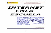 INTERNET ENLA ESCUELA - recursostic.educacion.esrecursostic.educacion.es/primaria/enpocaspalabras/web/generales/... · 1.2 Calendario de aplicación para el área y etapa ... Criterios
