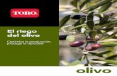 El riego del olivo - toro-ag.it · En la olivicultura, el riego por goteo es una herramienta útil para optimizar las producciones, reduciendo los costes y mejorando la calidad. ...