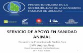 SERVICIO DE APOYO EN SANIDAD ANIMAL - inia.uy Tacuarembó/UFFIP 2016/Alvez... · de las metas planteadas en el Plan Predial. • Realizar una propuesta de manejo sanitario en dichos