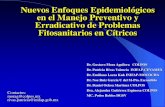 Nuevos Enfoques Epidemiológicos en el Manejo …swfrec.ifas.ufl.edu/hlb/database/pdf/00001449.pdf · Erradicativo de Problemas Fitosanitarios en Cítricos ... La viabilidad de un