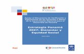 Estrategia Panamá 2027: Bienestar y Equidad Social · Apoyo al Mecanismo de Verificación y Seguimiento de los Acuerdos y Metas de la Concertación Nacional al ... bienes y servicios