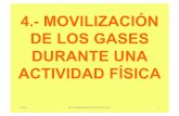 4.- MOVILIZACIÓN DE LOS GASES DURANTE UNA ACTIVIDAD … · 4.- movilizaciÓn de los gases durante una actividad fÍsica 9/2/11 alf)fundamentos%biolÓgicos%10/11% 1