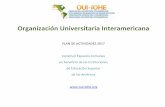 Organización Universitaria Interamericana · 2do Foro Nacional de Responsabilidad Social ORSALC - BUAP Puebla, México rosa.mon ... La Innovación y el Emprendimiento en la Universidad