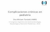 Complicaciones crónicas en pediatría - Sociedad ... Hepato Nutri/PDFs... · • La diabetes tipo 1 es la enfermedad endócrino-metabólica más frecuente en niños y adolescentes