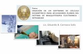 Tema: CREACIÓN DE UN SOFTWARE DE CÁLCULO … · creaciÓn de un software de cÁlculo dosimÉtrico para aplicadores planos del sistema de braquiterapia electronica - intrabeam. introducción