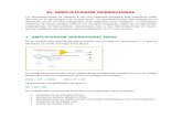 EL AMPLIFICADOR OPERACIONAL - Educacion amplificador   · EL AMPLIFICADOR OPERACIONAL