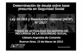 Determinación de deuda sobre base - cac.com.ar rss - imt cac 2012… · Determinación de deuda sobre base presunta en Seguridad Social CONCEPTOS GENERALES Determinación de aportes