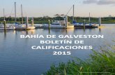 BAHÍA DE GALVESTON BOLETÍN DE … · *Se ha supervisado el hábitat de los arrecifes de ostras y se están procesando los ... entre los ecosistemas más ... calificaciones y cuándo