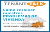 Cómo resolver nuestros PROBLEMAS DE VIVIENDAnlihc.org/sites/default/files/TT4-1_Spanish.pdf · el compromiso. La NLIHC está comprometida en la distribución ... UNA CARTA DE LA