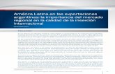 América Latina en las exportaciones argentinas: la ... · Mapa de acuerdos ... con los países de América Latina ... 1 Estos autores también encontraron una asociación positiva