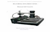 BGA IRDA-WELDER T-870A - chinaemall.bizchinaemall.biz/Manuals/PUHUITDGC/PT870AESP(PDF).pdf · ① Mantenimiento del precalentador y de la lámpara infrarroja: Limpie el precalentador