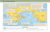 El món grec - data.ecasals.netdata.ecasals.net/pdf/24/9788421857502_L33_24.pdf · De la cultura minoica que es va desenvolupar a l’illa de Creta en des-taca el palau de Cnossos